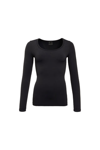 Supersoft Long Sleeve Top Black