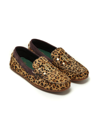 The Driving Loafer Leopard Pony