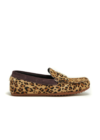 The Driving Loafer Leopard Pony