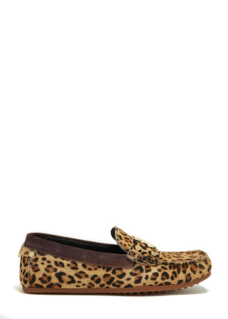 The Driving Loafer Leopard Pony