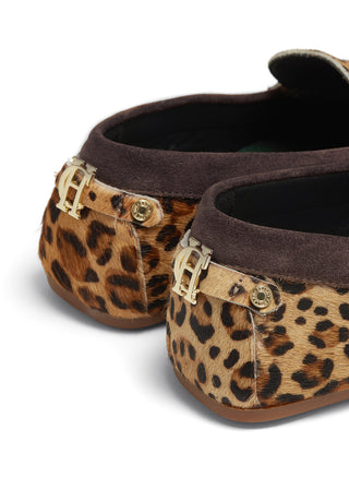The Driving Loafer Leopard Pony