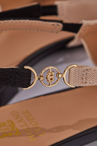 Regency Slingback Nude Black