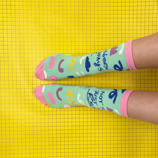 Small Talk 'Not Stubborn' Socks