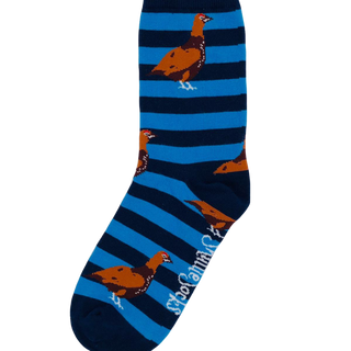 Junior Grouse Socks - Blue