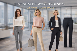 Best Slim Fit Work Trousers for Professional Looks - Crowberry Wood