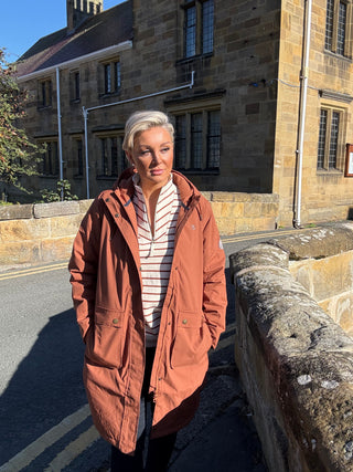 Imogen Ladies Coat - Rust