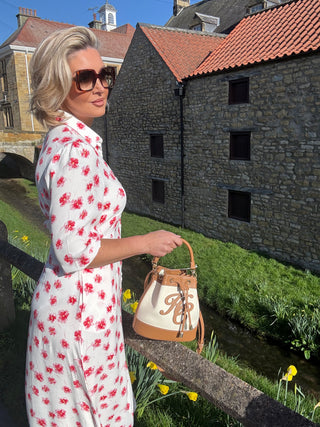 Aoife Dress - Soft Pink Floral