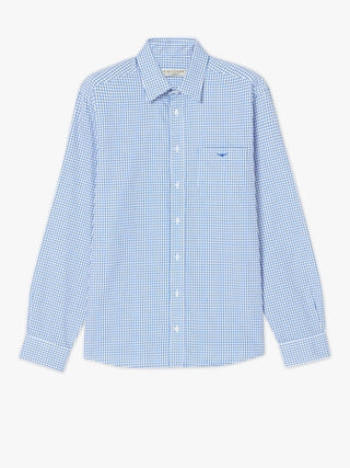 Collins Shirt - White Blue