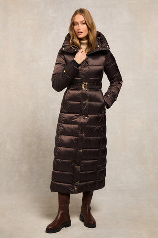 Arosa Coat in Chocolate
