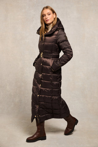 Arosa Coat in Chocolate
