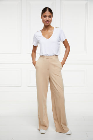 Wide Leg Pant in Camel