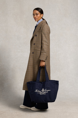 Essential Tote Bag Navy Ecru
