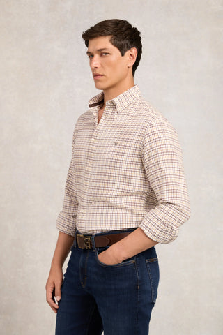 Men's Classic Fit Brushed Cotton Shirt