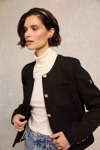 Chloe Jersey Jacket Black