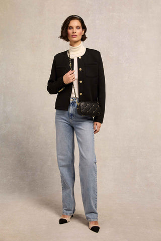 Chloe Jersey Jacket Black