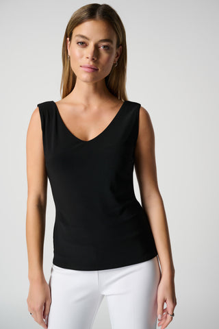 Classic V-Neck Cami Black