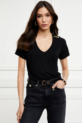 Relax Fit Crew Neck Tee Black