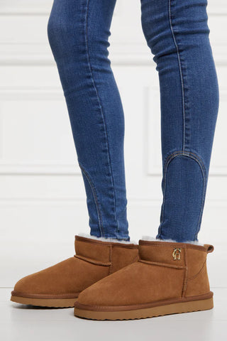 Ultra Mini Shearling Boot Tan