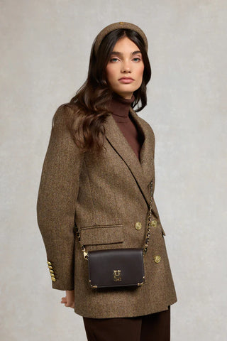 Kensington Crossbody Bag Chocolate Leather