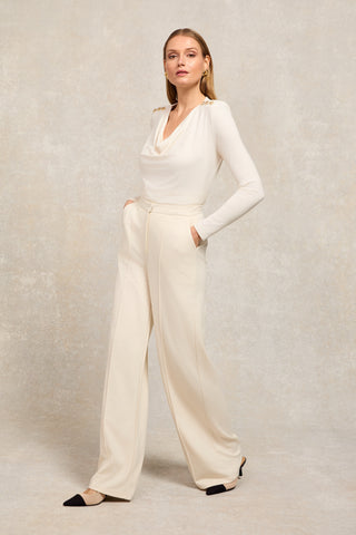 Wide Leg Pant Natural Natural