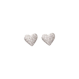 EARRINGS CONSTELLATION COLLECTION HEARTS SILVER