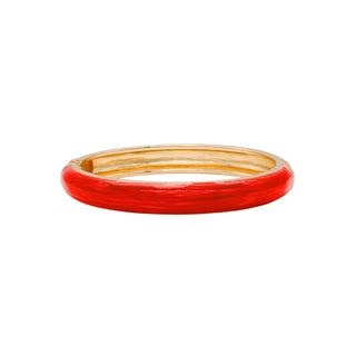 BANGLE ENAMEL PLAIN RED