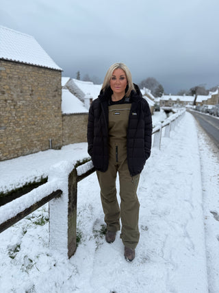 Swazi Puffadder Men's Puffer Jacket BLACK