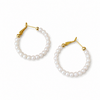Classic Pearl Inspired Hoop