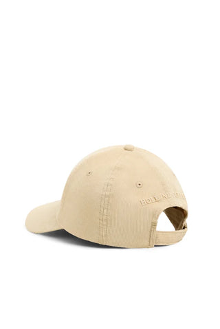 CORDUROY HERALDIC CAP - LATTE