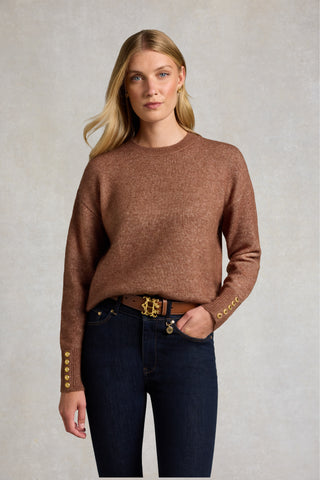 TORI CREW NECK KNIT - LATTE