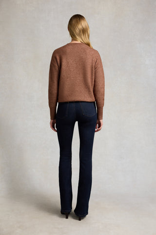 TORI CREW NECK KNIT - LATTE
