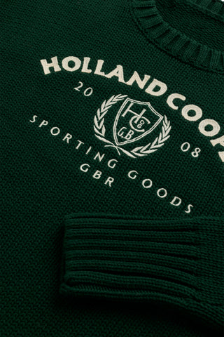 ALBANY CREW NECK KNIT - GREEN