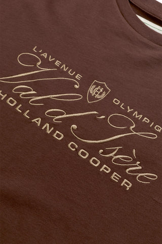 OVERSIZED DESTINATION TEE - WALNUT
