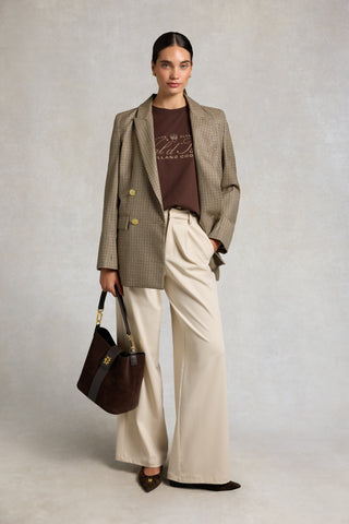 OVERSIZED DESTINATION TEE - WALNUT