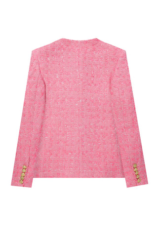 Chelsea Jacket Pink Pop Boucle