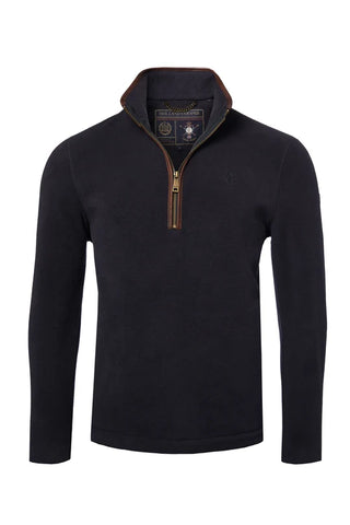 Men's Country Fleece Quarter Zip Ink Navy
