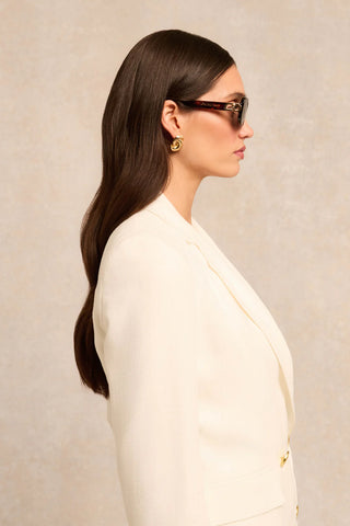 Paris Narrow Sunglasses Tortoiseshell