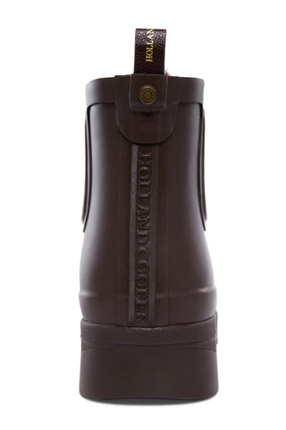 SHERPA LINED CHUNKY CHELSEA WELLINGTON - CHOCOLATE