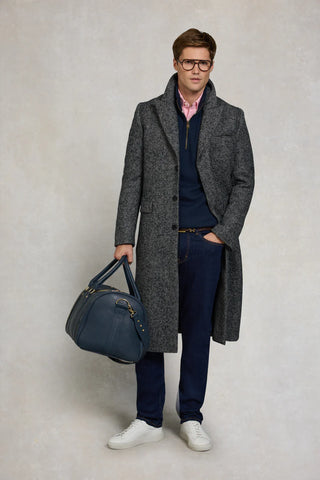 QUARTER ZIP SWEAT (MEN'S) INK NAVY