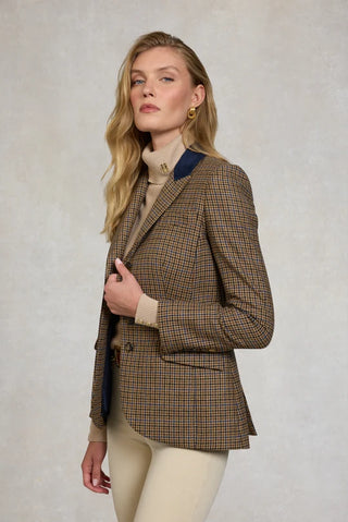 HACKING JACKET - ABBOT CHECK TWEED