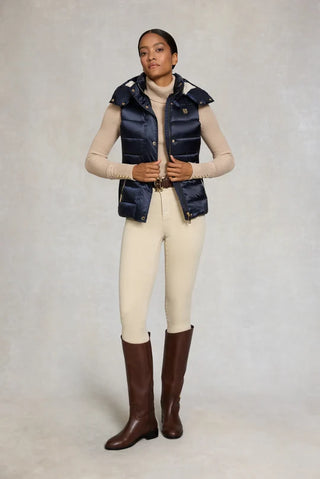 HARLOW SHERPA GILET - INK NAVY