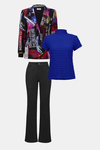 Brooke | Classic Bootcut Stretch Jeans Black