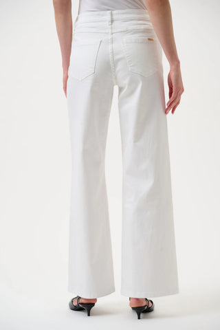 Goldie | Classic Wide-Leg Stretch Jeans White