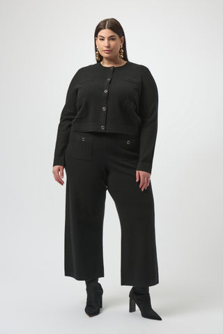 Sweater Knit Straight Leg Pants