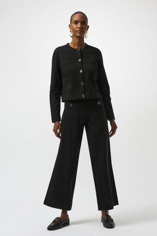 Sweater Knit Straight Leg Pants
