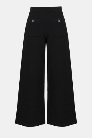 Sweater Knit Straight Leg Pants
