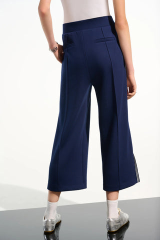 Scuba Jersey Pull-On Culotte Pants
