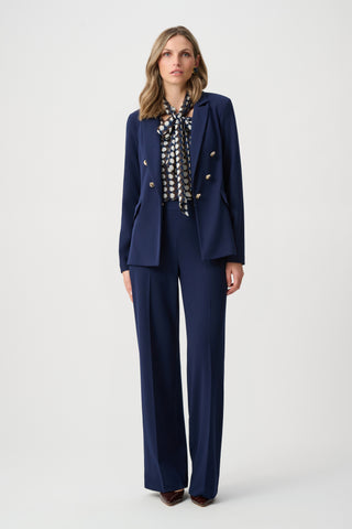 Scuba Crepe Wide Leg Pull-On Pants