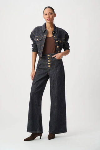 Statement High-Rise Palazzo Jeans