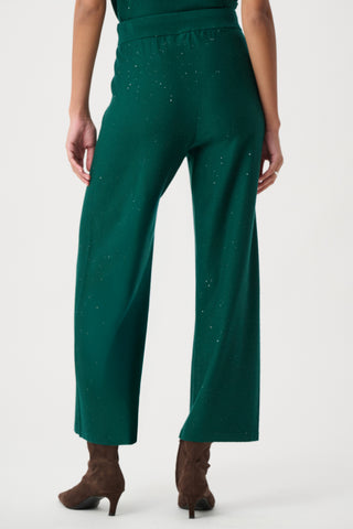 Sequin Knit Drawstring Culotte